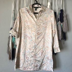 Ralph Lauren - Silky Night Sleep Shirt Pajamas